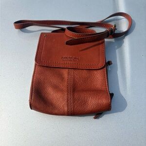 American Leather Co. Tan Crossbody Bag
